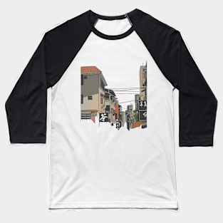 Japanese city Baseball T-Shirt